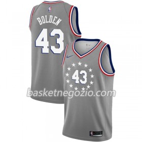 Canotte Uomo Philadelphia 76ers Jonah Bolden 43 2018-19 Nike City Edition Grigio Swingman